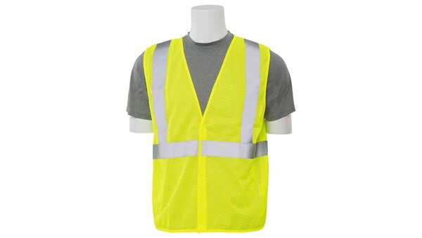 S362XL CLASS 2 LIME MESH VEST XL